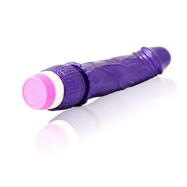 Vibratore Realistico Viola con Venature e Vibrazioni Multiple